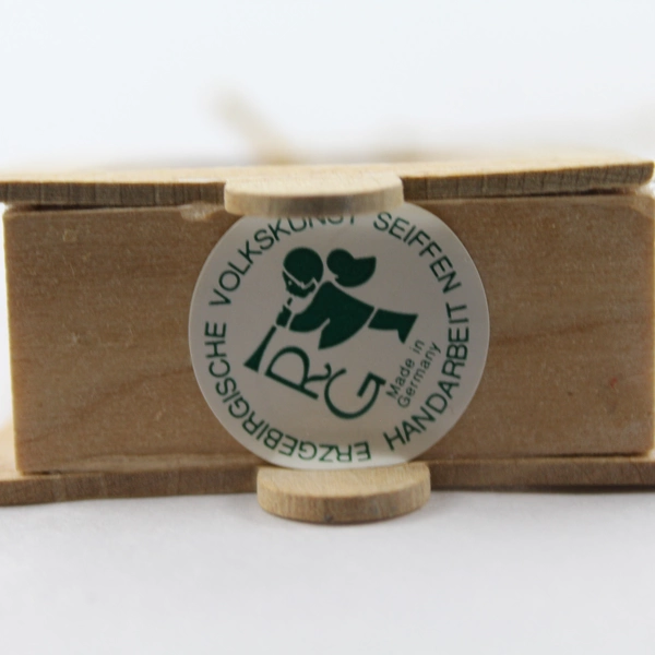 Richard Glasser Wooden Bell Ornament Germany Holiday Decor - Broken Corner