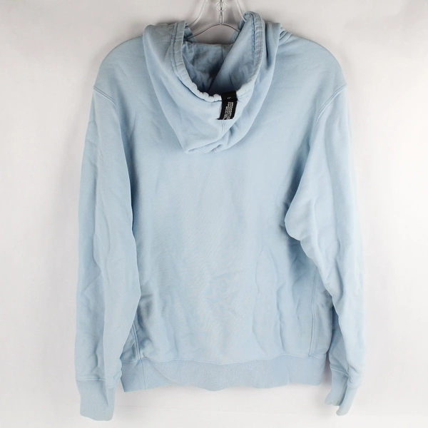 Nike Light Blue Cotton Hoodie With Red Accents Men's Size Small