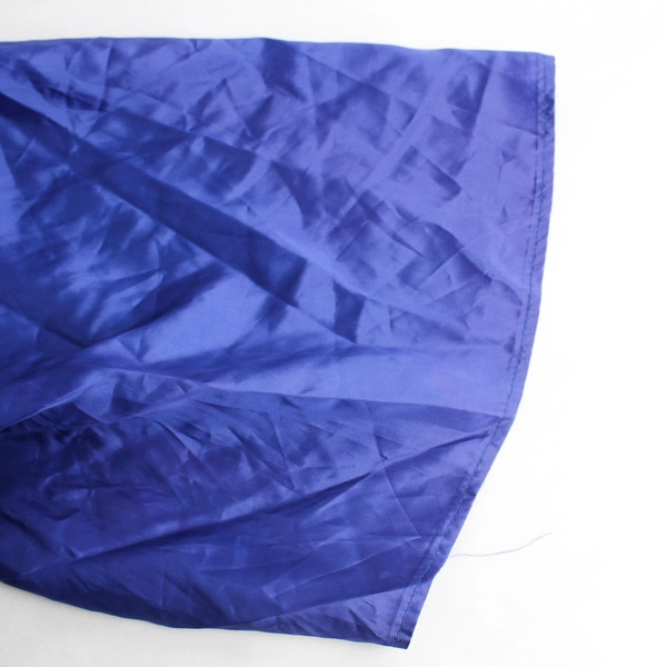 Unbranded Indigo Blue Graduation Gown Adult Size 48 5'3" to 5'5" Flawed