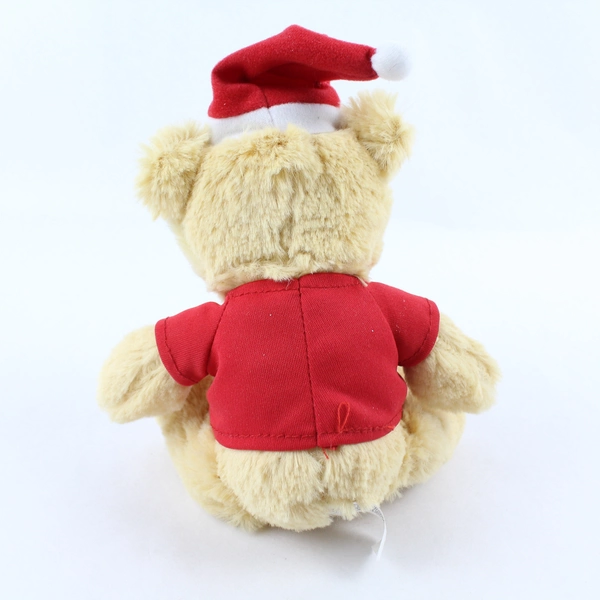 Christmas Teddy Bear Plush Stuffed Animal by Megatoys 7.5" - Pre-Owned