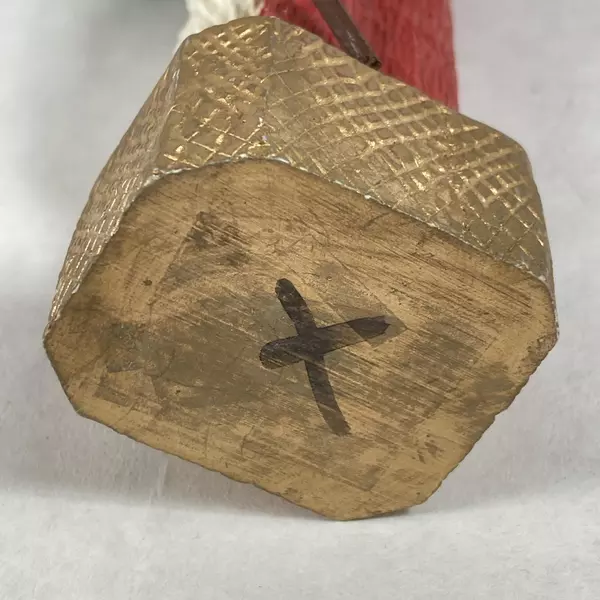 10" Old World Santa Figurine with Christmas Tree - Holiday Decor Collectible