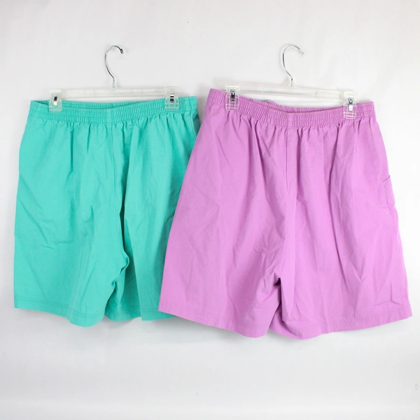 Lot of 2 Aileen Petites Seafoam & Purple Shorts Women's Size Large