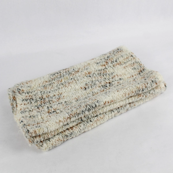 Echo New York Women's Cream Knit Infinity Scarf 18" x 35" Winter Accessory