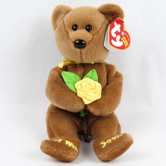 2004 Ty Beanie Baby Bandage Get Well Soon Bear with Tags - Retired Plush Toy