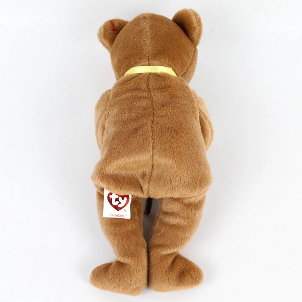 2004 Ty Beanie Baby Bandage Get Well Soon Bear with Tags - Retired Plush Toy