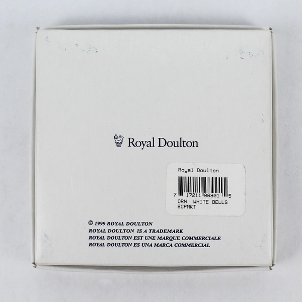 Royal Doulton 1999 Christmas Bells Ornament Fine China in Box