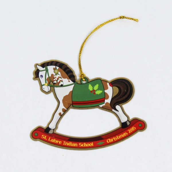 Lot of 4 St. Labre Indian School Christmas Ornaments 2011-2019 Collectibles