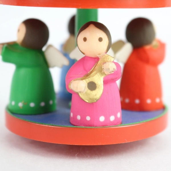 Hallmark 1979 Angel Band Carousel Christmas Ornament - Collectible Decor