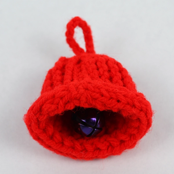 Lot of 5 Handmade Crocheted Christmas Ornaments - Festive Holiday Decor