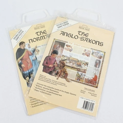Lot of 2 History Posters: The Normans & The Anglo-Saxons 23.5" x 33"