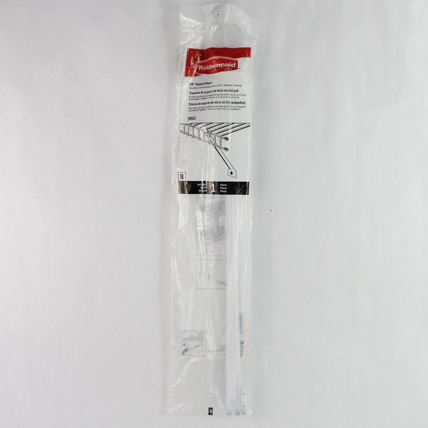 New Rubbermaid 3R02 16" White Support Brace for Home Improvement Projects