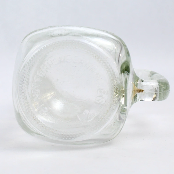 Golden Harvest 10 oz Glass Mason Jar with Handle - Vintage County Fair Decor