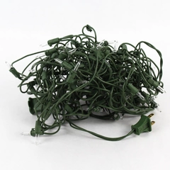 Christmas String Lights TS-88 Warm White - 52 Bulbs Not Working, As Is