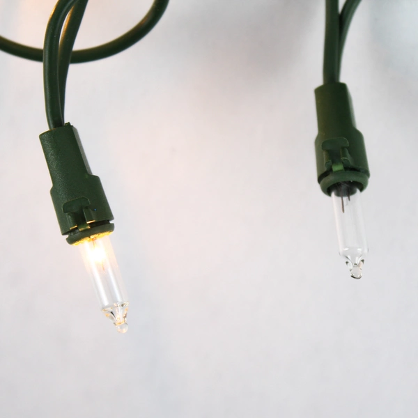 Christmas String Lights TS-88 Warm White - 52 Bulbs Not Working, As Is