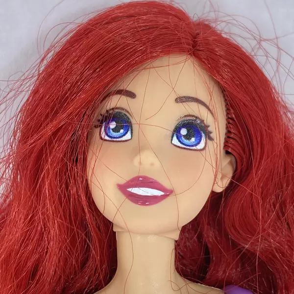 2023 Disney Princess Ariel Spin & Reveal Doll by Mattel - 11" Pre-owned
