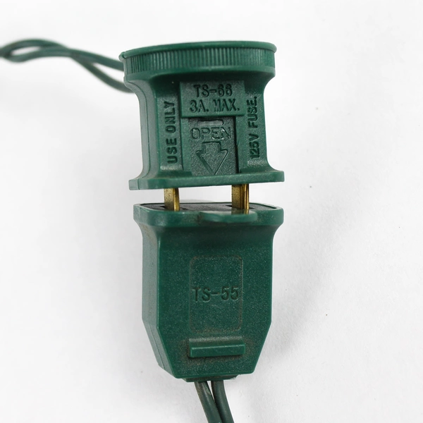 Holiday Christmas String Lights TS-66 Bright White w/ Green Cord Home Decor