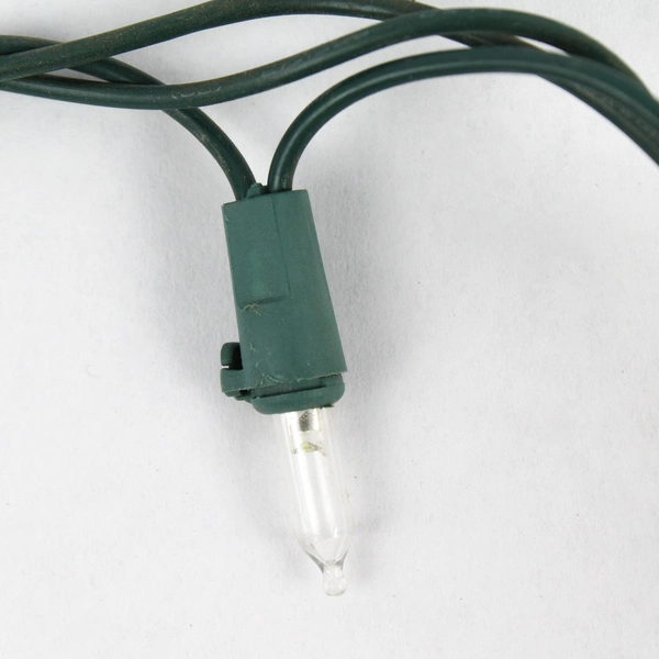 Holiday Christmas String Lights TS-66 Bright White w/ Green Cord Home Decor