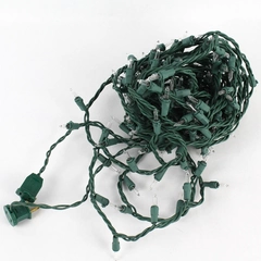 Holiday Christmas String Lights TS-55 Warm White Green Cord - Pre-Owned Decor