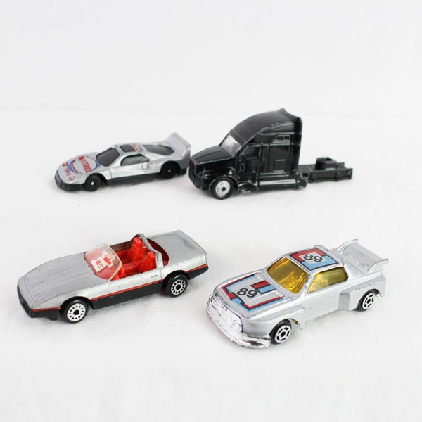 Lot of 13 Unbranded Toy Cars for Kids & Collectors - Varying Sizes/Conditions