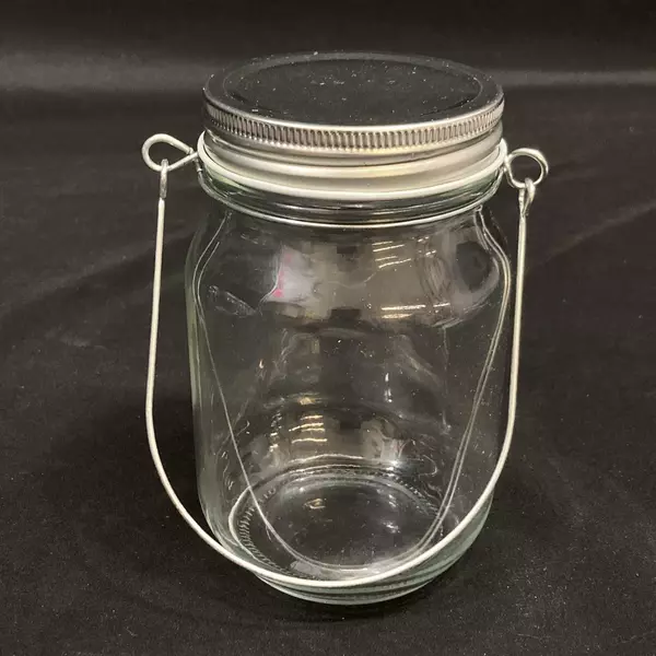 4 Clear Glass Pint Jars with Lids & Wire Bails for Crafting & DIY Decor