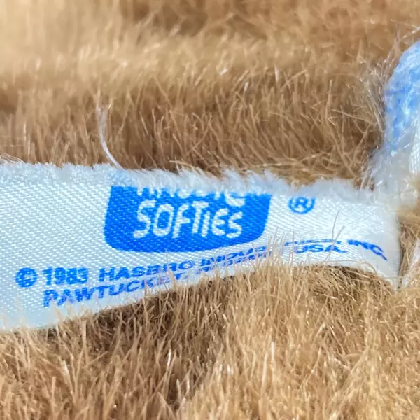 Vintage 1983 Hasbro Softies Under Bears Plush Teddy Bear 11" Brown