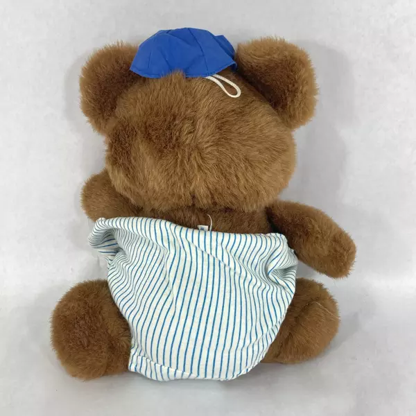Vintage 1983 Hasbro Softies Under Bears Plush Teddy Bear 11" Brown