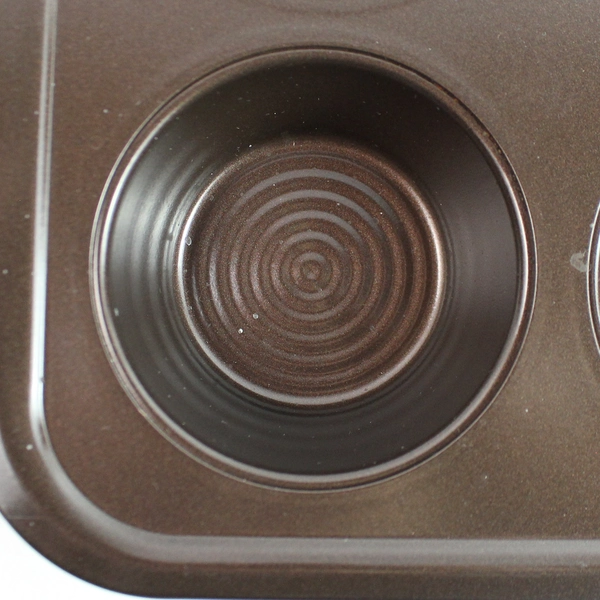 Circulon Nonstick 12-Cup Muffin/Cupcake Tin, Brown Steel, Pre-Owned