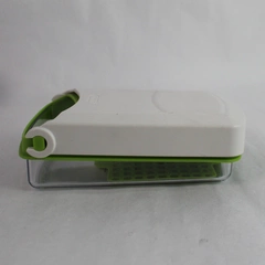 PrepWorks Green & White Onion Chopper Dicer with Holder - Good Condition