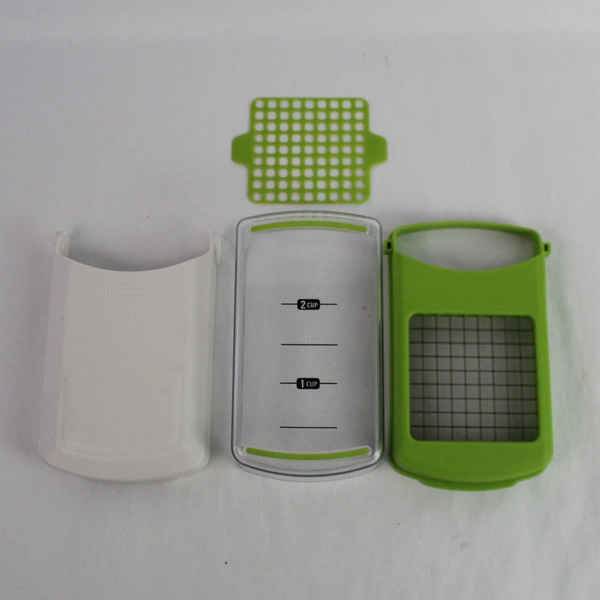 PrepWorks Green & White Onion Chopper Dicer with Holder - Good Condition