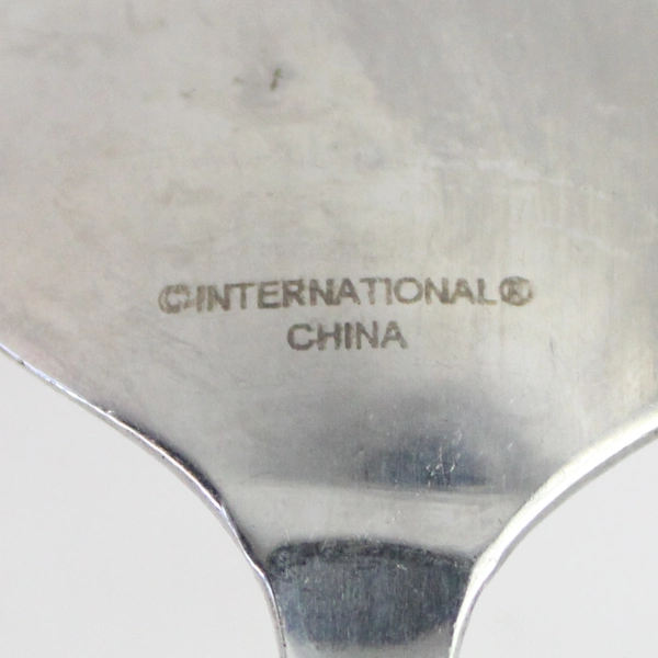 Cambridge Stainless Steel Dinner Spoon with Abstract Pattern, 7.25" Long