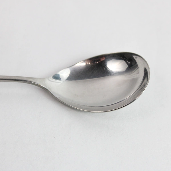 Gorham Ethan Allen Stainless Steel Soup Spoon - Art Deco Design, Pre-Owned