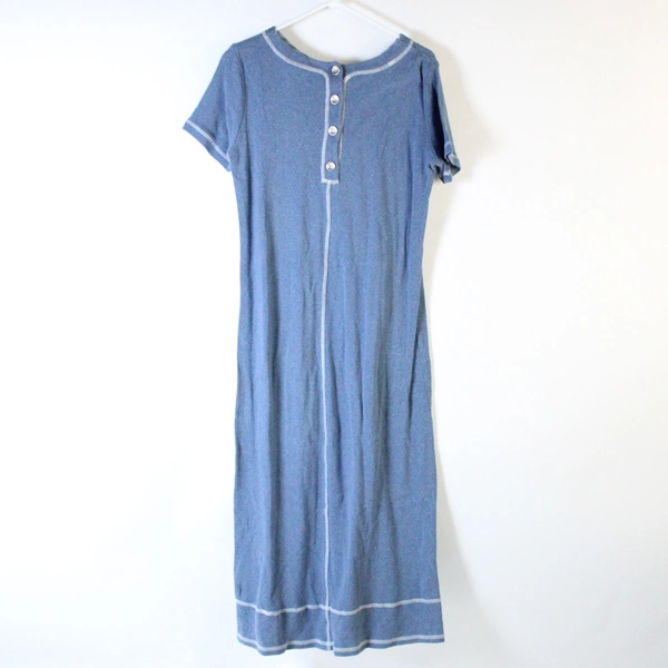 2 Piece Outfit David Dart Knitwear Blue Jacket and Dress Women's S/P