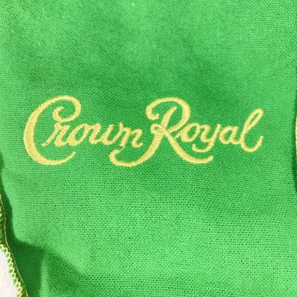 Lot of 4 Crown Royal Felt Bags - 1 Green & 3 Purple - Collectible Storage