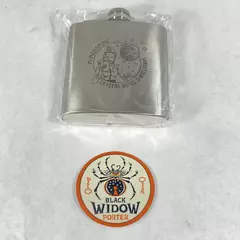 McMenamins Crystal Hotel 6 oz Stainless Steel Flask New in Box