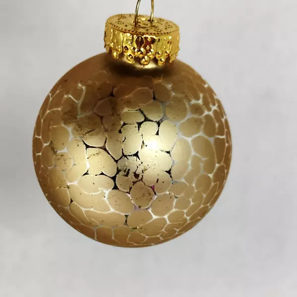 36 Gold And Silver Christmas Plastic Ball Ornaments 1.75 Inch