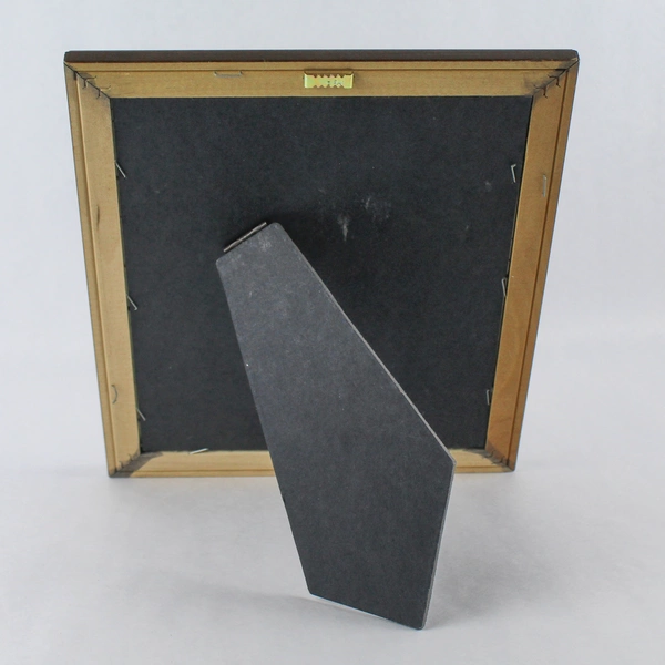 Matted Framed R. Ruegger Snowman Art Print - Holiday Decor, Pre-Owned