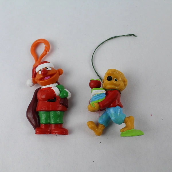 Lot of 4 Vintage 90s Animated Character Figurines Ernie Garfield Marge Simpson