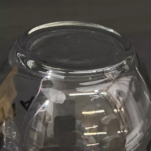 Lot of 2 Indie Wine Mixer Glasses Sentia 4.5" - Unique Design, Good Condition