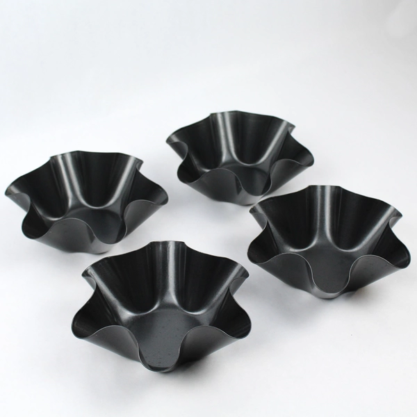 Set of 4 Non-Stick Carbon Steel Mini Tortilla Taco Shell Pans
