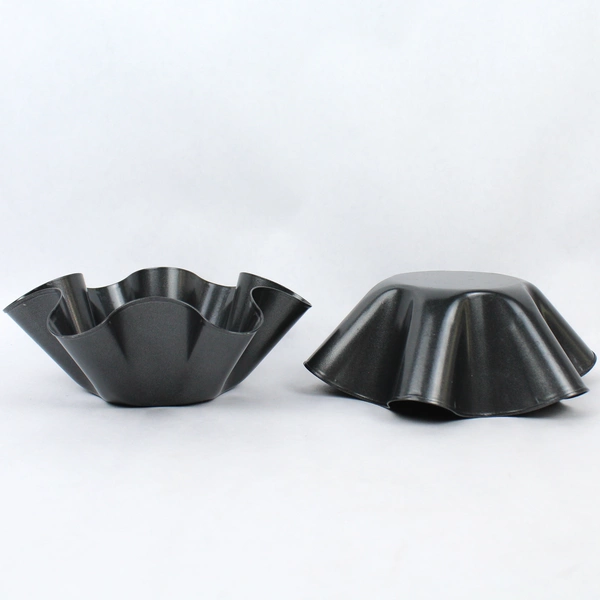 Set of 4 Non-Stick Carbon Steel Mini Tortilla Taco Shell Pans