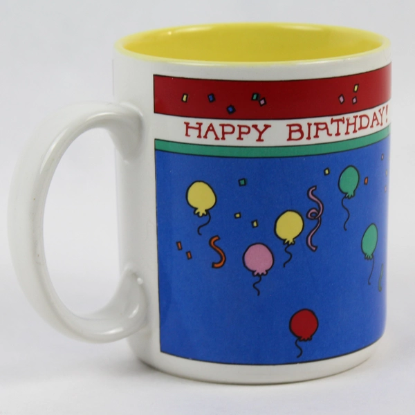 Enesco 1985 Susan Marie McChesney Happy Birthday Mug - Pre-Owned Collectible