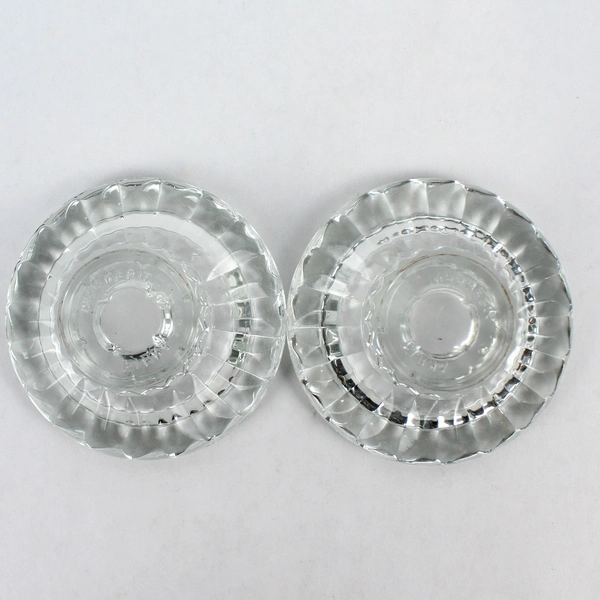 2 Piece Crystallite 3-in-1 Candleholder Set for Votive, Taper & Pillar Candles