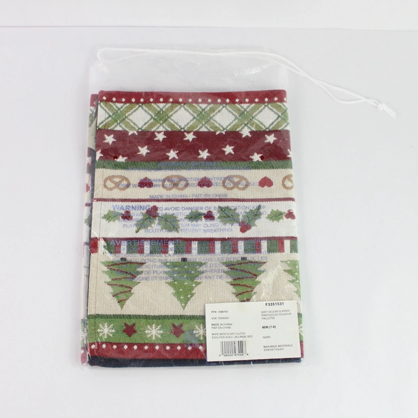 Sander Table + Home Christmas Tree Tablecloth 12.5" x 38.5" - Good Condition