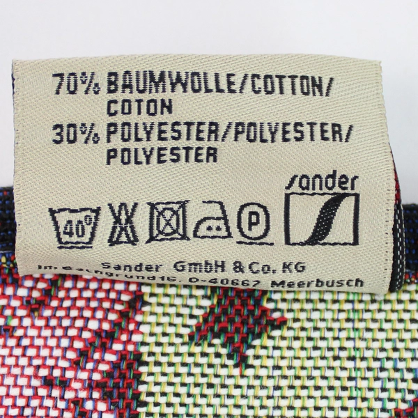 Sander Table + Home Christmas Tree Tablecloth 12.5" x 38.5" - Good Condition