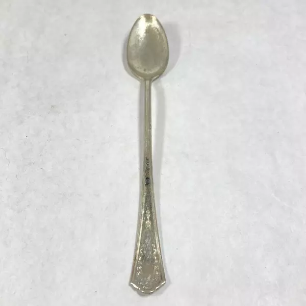 Vintage 1923 International Silver Bride Iced Tea Spoon 7.5" Silver Plate