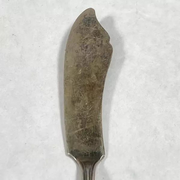 Vintage Oneida Vernon Ashley Butter Knife 7.25" Monogrammed G Silverplate