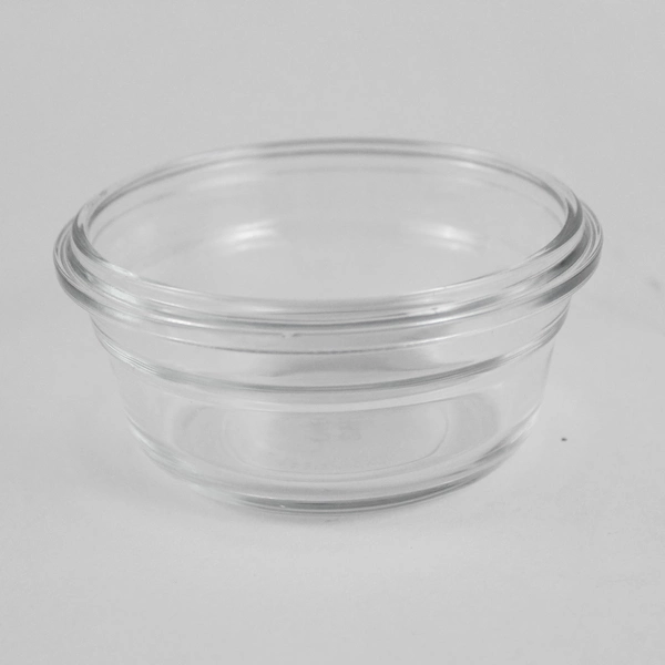 Lot of 2 Glasslock Clear Glass Food Storage Containers - No Lids, Good Condition