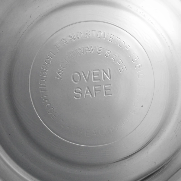 Lot of 2 Glasslock Clear Glass Food Storage Containers - No Lids, Good Condition