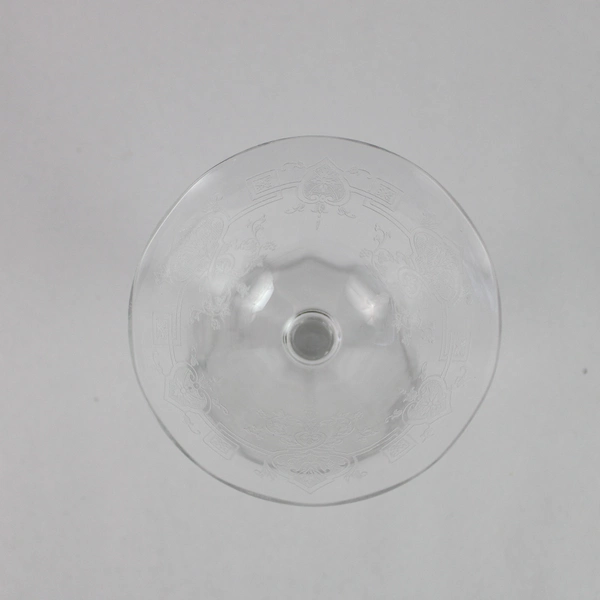 Etched Stemmed Cocktail Glass - Elegant Drinkware for Home Bar & Entertaining