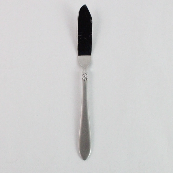 Oneida Jacqueline Butter Spread Knife, Matte Finish Handle, Stainless Steel